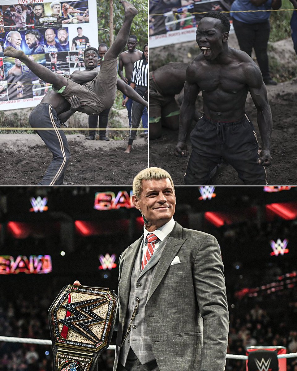 ESPNAfrica's tweet photo. Undisputed WWE Champion Cody Rhodes announced that he is donating a traditional wrestling ring to Uganda-based promotion Soft Ground Wrestling.

Amazing 👏🇺🇬 https://t.co/9oI3AVuUtS