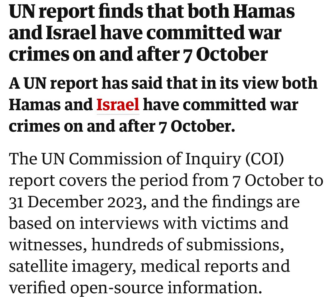 When Greens moved for Parliament to condemn Israeli government war crimes as well as Hamas, Labor and Liberal voted against us. 

Now a UN report makes clear what has happened in Gaza.

Labor, will you still refuse to sanction an Israeli government that has committed war crimes?