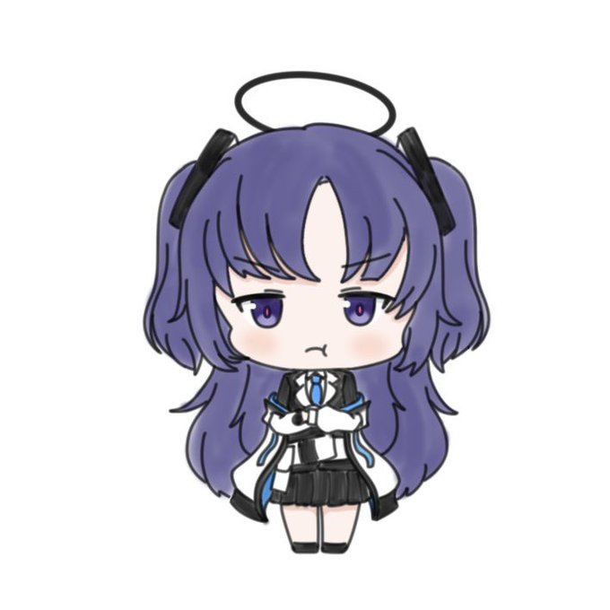 ブルアカ始めてすぐの頃に描いた落書きです 