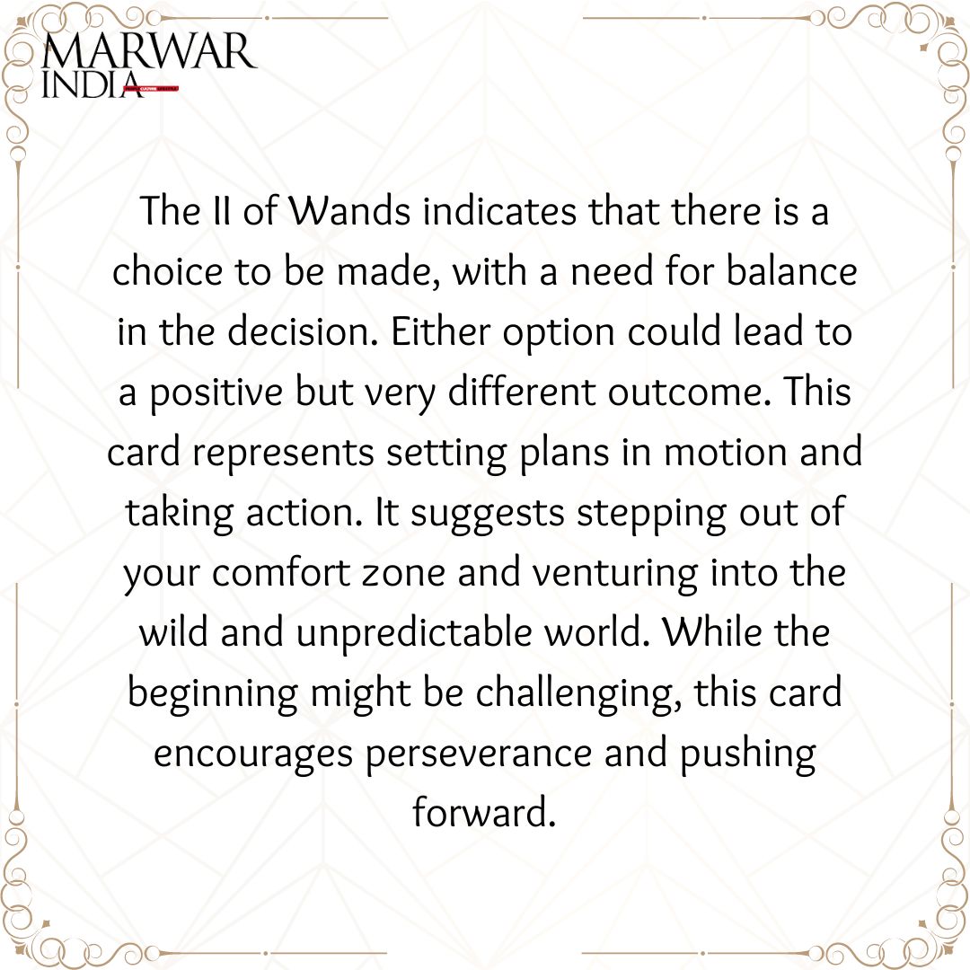 Unveiling the Card of the Week, II of Wands, for Fire Signs. Swipe to discover your message.
#CardOfTheWeek #IIofWands #FireSigns #Astrology #TarotReading #MysticMessages #SwipeForMore #WeeklyTarot #ZodiacGuidance #SpiritualJourney #TarotCommunity #AstroVibes