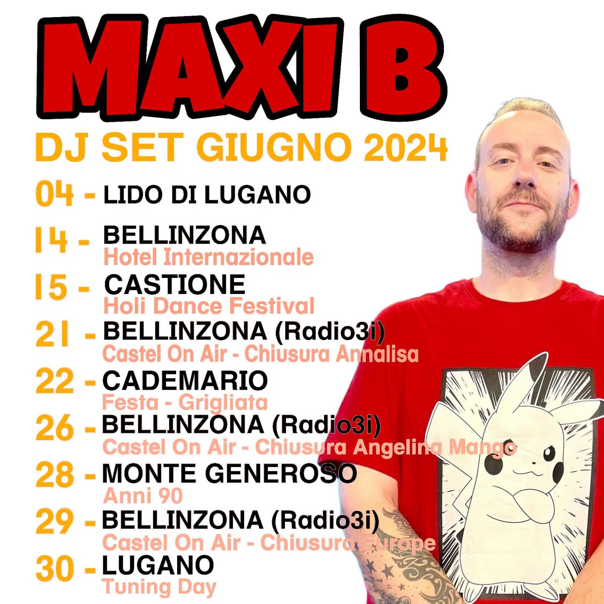 maxibmaxib's tweet photo. Giugno super Hot 🔥
Ci vediamo in giro.
Dj Set #MaxiB https://t.co/EHnwbo7dKY