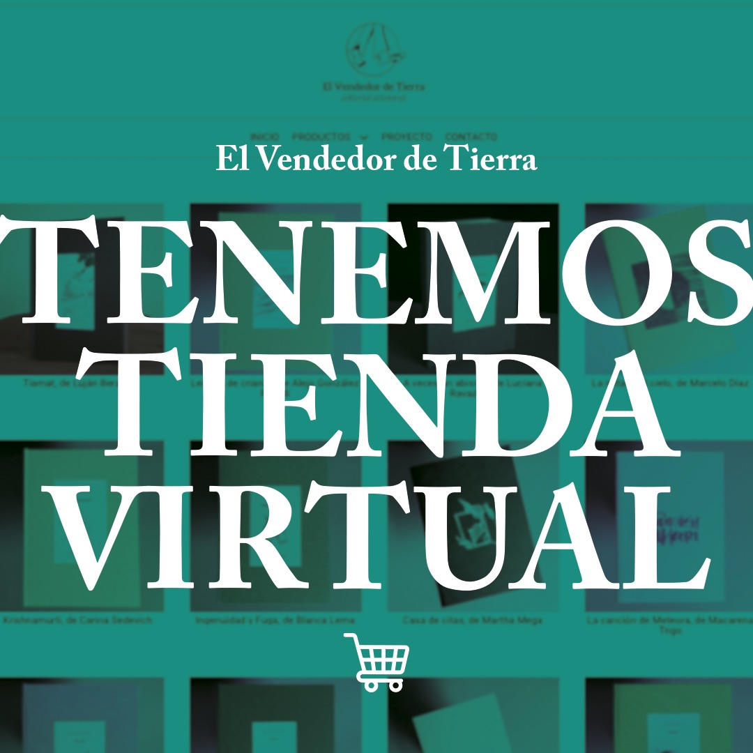 evtierra's tweet photo. ¡Buenas noticias! Inauguramos la tienda virtual, donde podrás encontrar todo el catálogo de la editorial.

Te dejamos el link en la bio. 

Y, como siempre, nos podés escribir a evtierra@gmail.com o contactanos a través de nuestras redes. https://t.co/lIu0yTRtJ4
