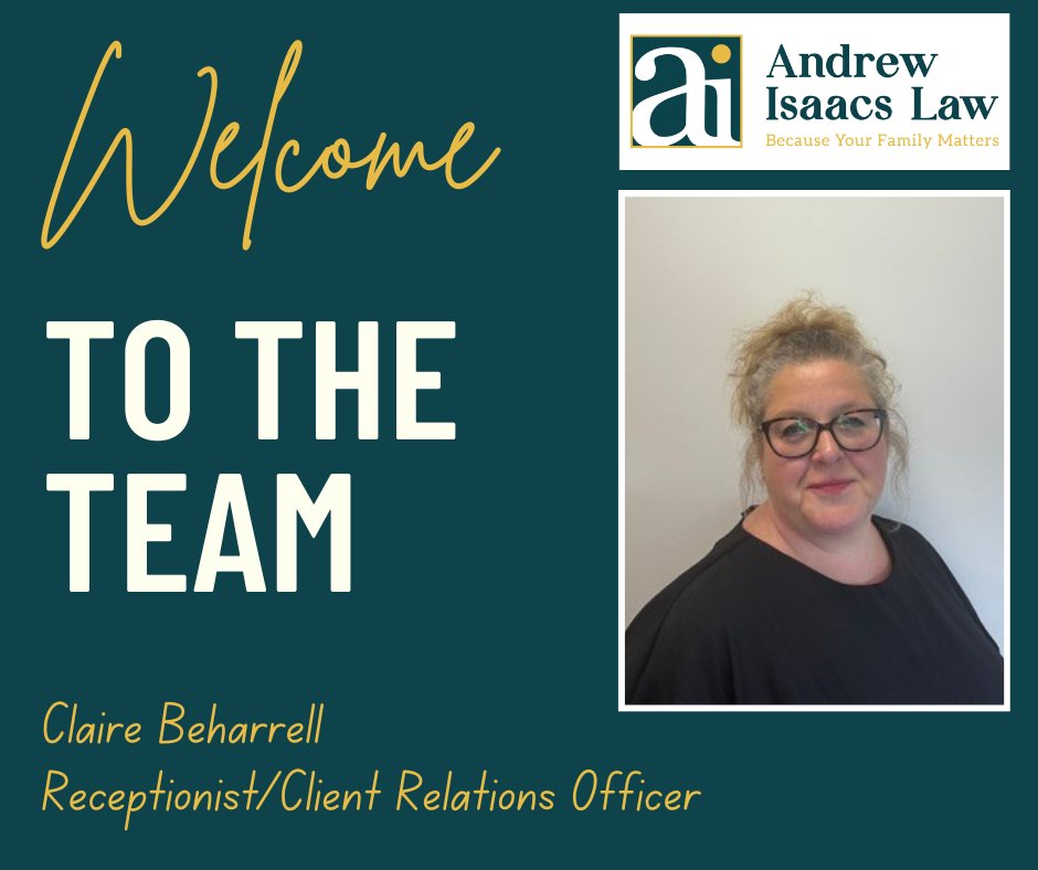 AndrewIsaacsLaw's tweet photo. We are delighted to introduce Claire Beharrell, our new Receptionist/Client Relations Officer.
Welcome to the team, Claire, we are excited to have you with us!
#NewTeamMember #ClientRelations #WelcomeClaire https://t.co/6QJDmFEsqa