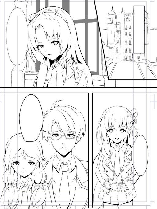 WIP
原稿してると、あーこうやって下手なりに漫画描いてたなと思い出しますね笑
完成まで頑張るぞぅ 