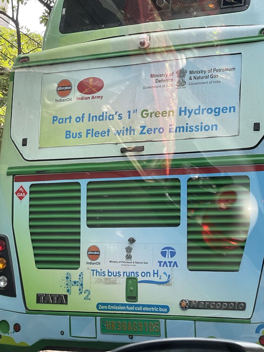 🚍✨ Excited to see the <a href="/adgpi/">ADG PI - INDIAN ARMY</a> &amp; Indian Oil Corporation Limited (IOCL) join hands for Hydrogen Fuel Cell Bus trials! A huge step towards green, sustainable transport with zero emissions. Kudos to the Indian Army for championing innovation and a cleaner future! 🌱💚#Sustainability