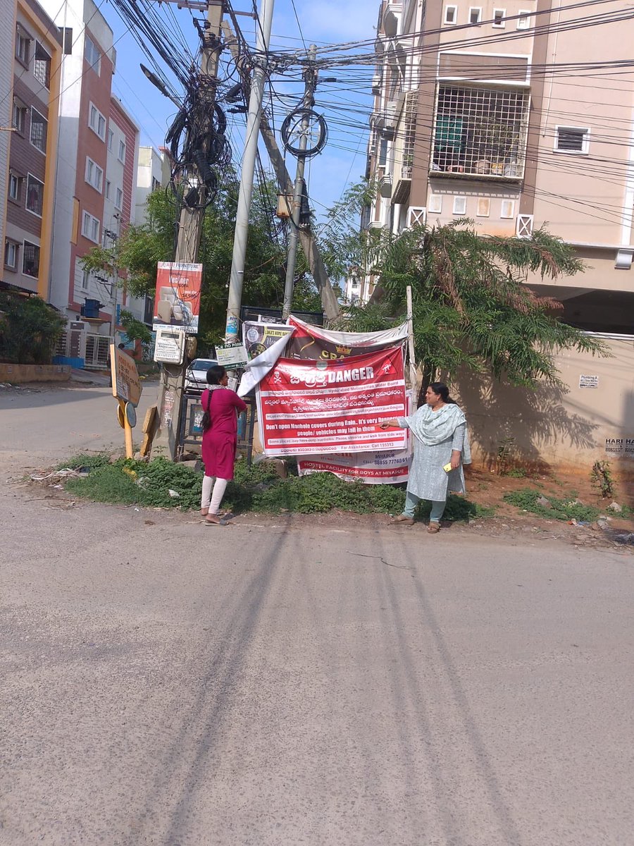 V Venkateshwarlu DGM Div 9 SD1 HMWS&SB (@hmwssbdgmchdngr) on Twitter photo Inspection of hot spot areas like water stagnation points , deeper manholes etc red caution flex banners placed to caution pedestrians under sd2 o&m div xv <a href="/HMWSSBOnline/">HMWSSB</a> <a href="/MDHMWSSB/">K Ashok Reddy, IAS</a> <a href="/TelanganaCMO/">Telangana CMO</a> Inspection of hot spot areas like water stagnation points , deeper manholes etc red caution flex banners placed to caution pedestrians under sd2 o&m div xv <a href="/HMWSSBOnline/">HMWSSB</a> <a href="/MDHMWSSB/">K Ashok Reddy, IAS</a> <a href="/TelanganaCMO/">Telangana CMO</a>