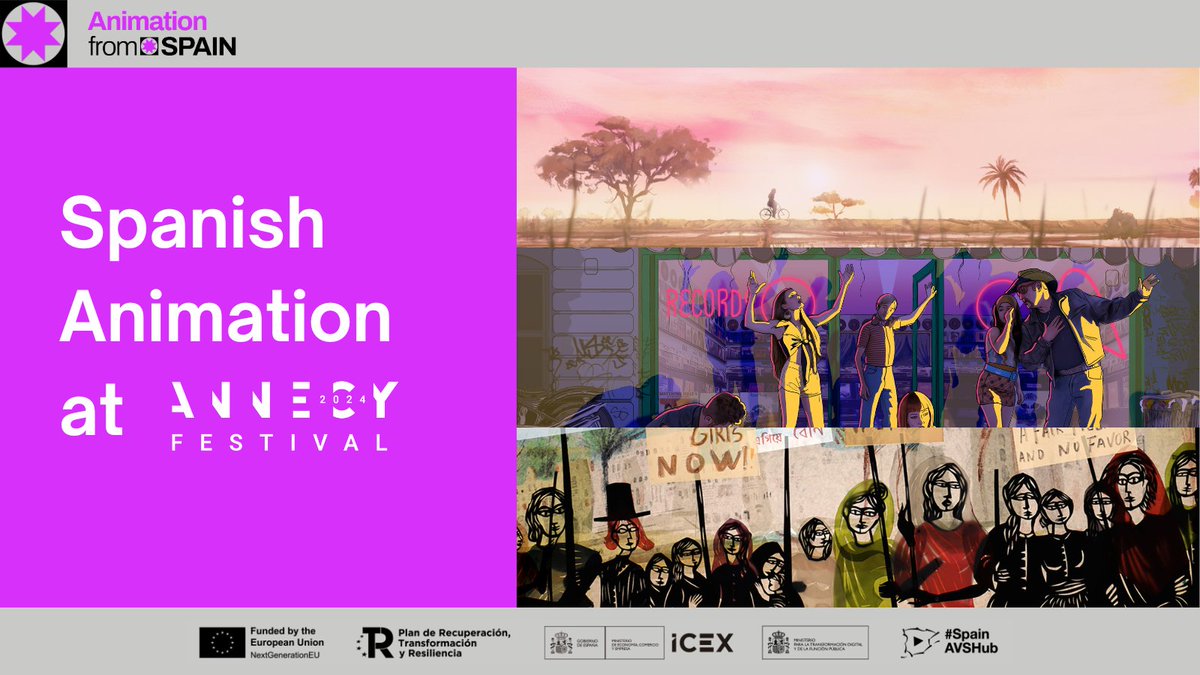 AVfromSpain_'s tweet photo. 🌟Titles in official sections, projects at #MIFA, and activities supported by @ICEX_ confirm the expansion of Spanish animation.

More details at the link in bio. 

🇪🇸 Spanish animation is growing! #AnimationfromSpain https://t.co/CyKmEE3AoO