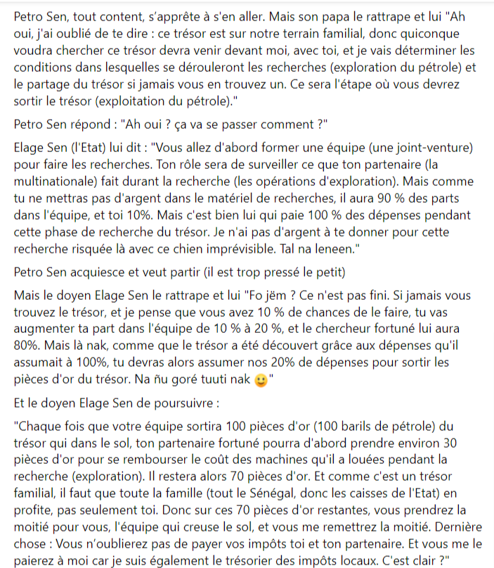 ndaofary's tweet image. Si vous voulez comprendre la part du Sénégal dans les contrats pétroliers, lisez et partagez ce texte svp👍🏿

En résumé, le Sénégal a plus de 50% des profits pétroliers via 3 sources: 

source 1: la part propre de l'Etat
source 2: la part de PETROSEN
source 3: les impôts et taxes