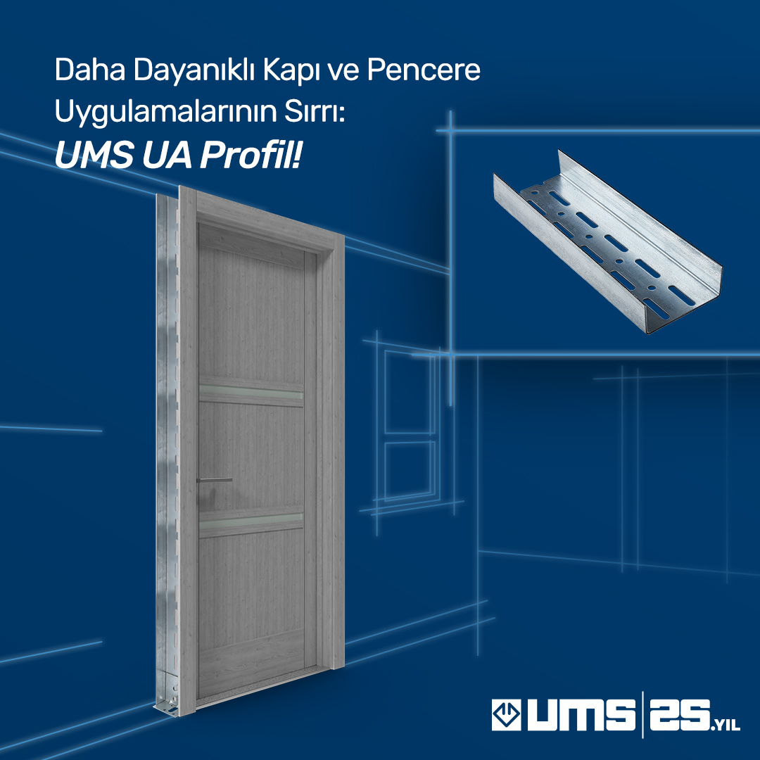 umsmetal's tweet photo. Kapı ve pencere uygulamalarında sağlam ve dayanıklı çözüm; UMS UA Profil!
Kapı ve pencere kasalarını taşımak amacıyla kullanılan UA Profilleri hakkında detaylı bilgi için bizimle iletişime geçebilirsiniz.
#UMSMetal #UMSProfil #UAProfil #duvarprofili https://t.co/eaC5ZIHmXL