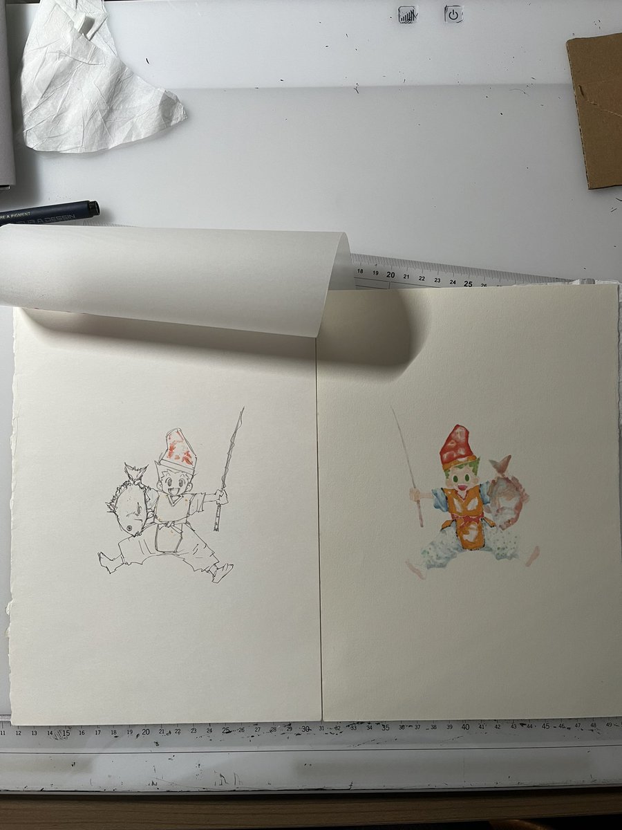 失敗してもいいように。
そこのデジタル世代、
笑わないように。