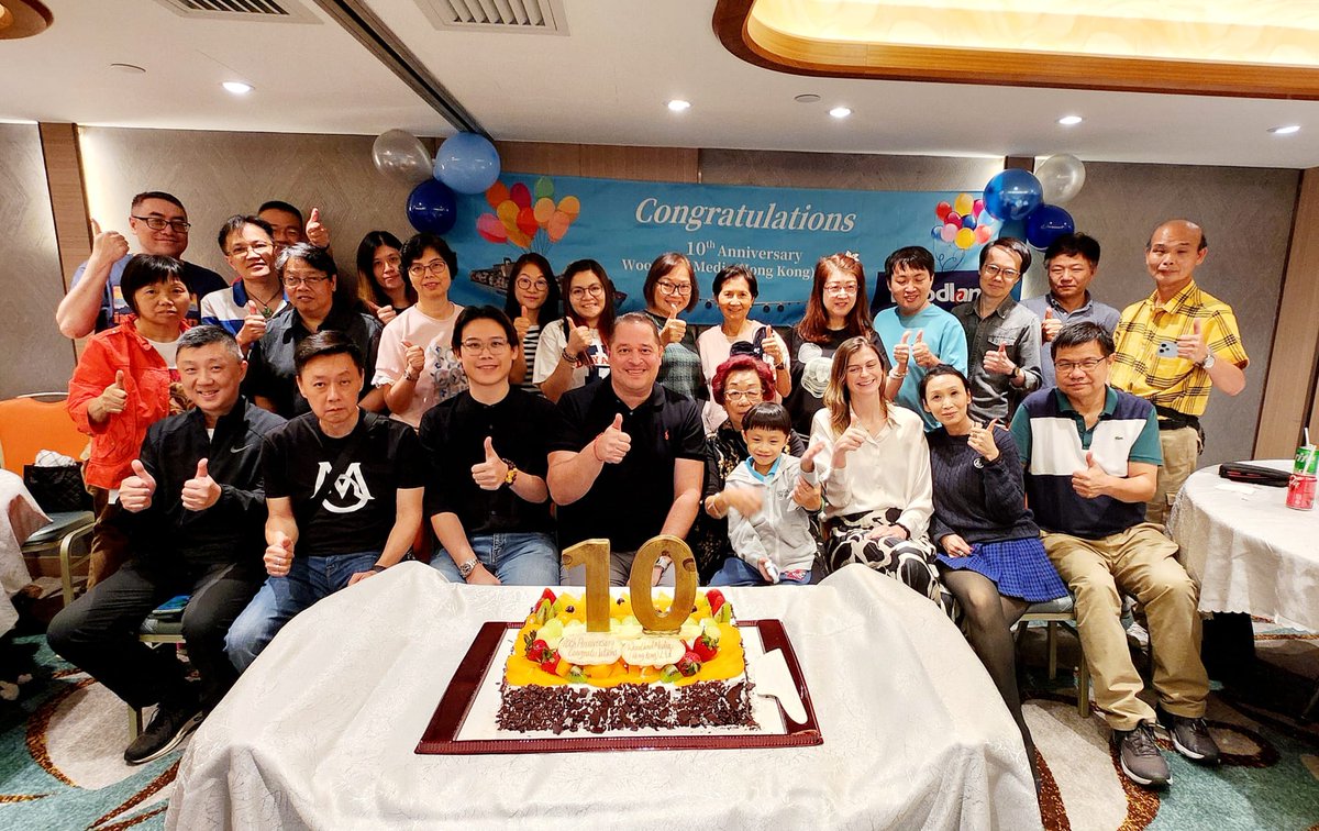 Our Woodlanders in Hong Kong celebrated 10 years of success last week! Thanks to our partners, suppliers, clients, and Woodlanders from across the globe who joined in sending celebratory well wishes to our team locally.
Cheers to Woodland Hong Kong 🎂 🥂