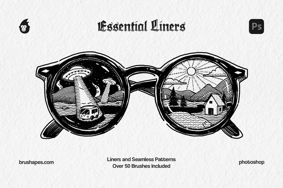 brushapes's tweet photo. Essential Liner Brushes, a universal and advanced selection of fine liners for everyone who ever made patterns, shapes, and doodles with those. And for those, who want them for more advanced art.
https://t.co/aa1P9XShBX https://t.co/fYRM3lZPE0