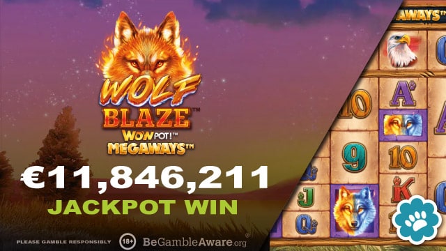 LuckysSlots's tweet image. Congratulations to the winner of the Epic €11,846,211 Jackpot Win on the Wolf Blaze WowPot! Megaways slot - bit.ly/11-million-wow… 

#jackpotwin #jackpotslot #wowpot #megaways #slots #casinowin