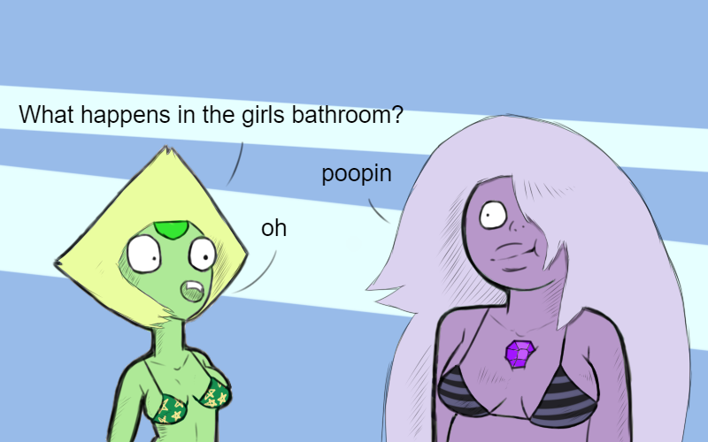 ABarstard's tweet photo. hello #stevenuniverse #peridot #amethyst #Fanart https://t.co/29imcGxKgb