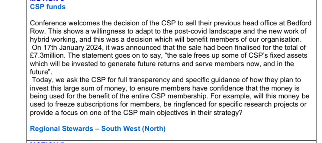 physio_rob's tweet photo. This time next week @thecsp members and @thecspstudents will be in Manchester for #CSPARC24

As one of the Regional Stewards for the South West I’ll be leading our delegation as we debate motions on multiple issues, both profession and Trade Union focused, including #AdvancedPractice, #WorkforceIssues, #SupportingDiversity and #FinancialIssues 

With motions coming from and being debated by members it’s an important piece of the democratic puzzle that makes up the CSP

If fortunate enough to be elected onto #CSPCouncil I will work to ensure that 
- Members continue to feel their voices are heard 
- The organisation acts in a manner that is financially sound
- When decisions are made that have a direct impact on members, for example subscription rises, the rationale for the decisions taken are clearly explained to members

#Physio_Rob4Council