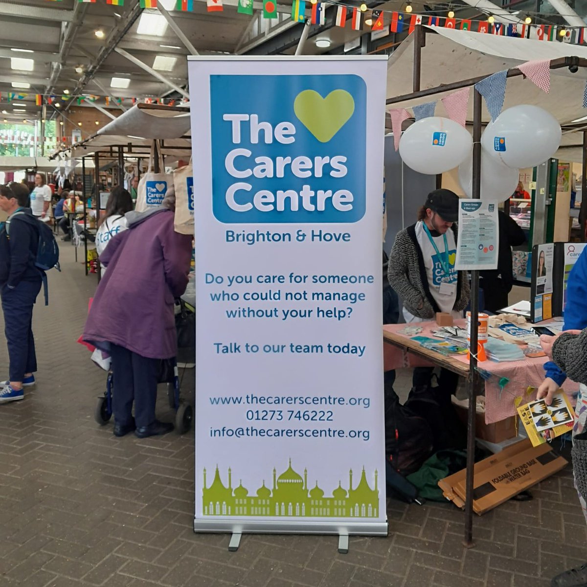 We're here at The Open Market on London Road for the Carers Festival until 4pm!

Come by to learn about our accessible initiatives, including how to access discounted travel for non-paid carers 🙂