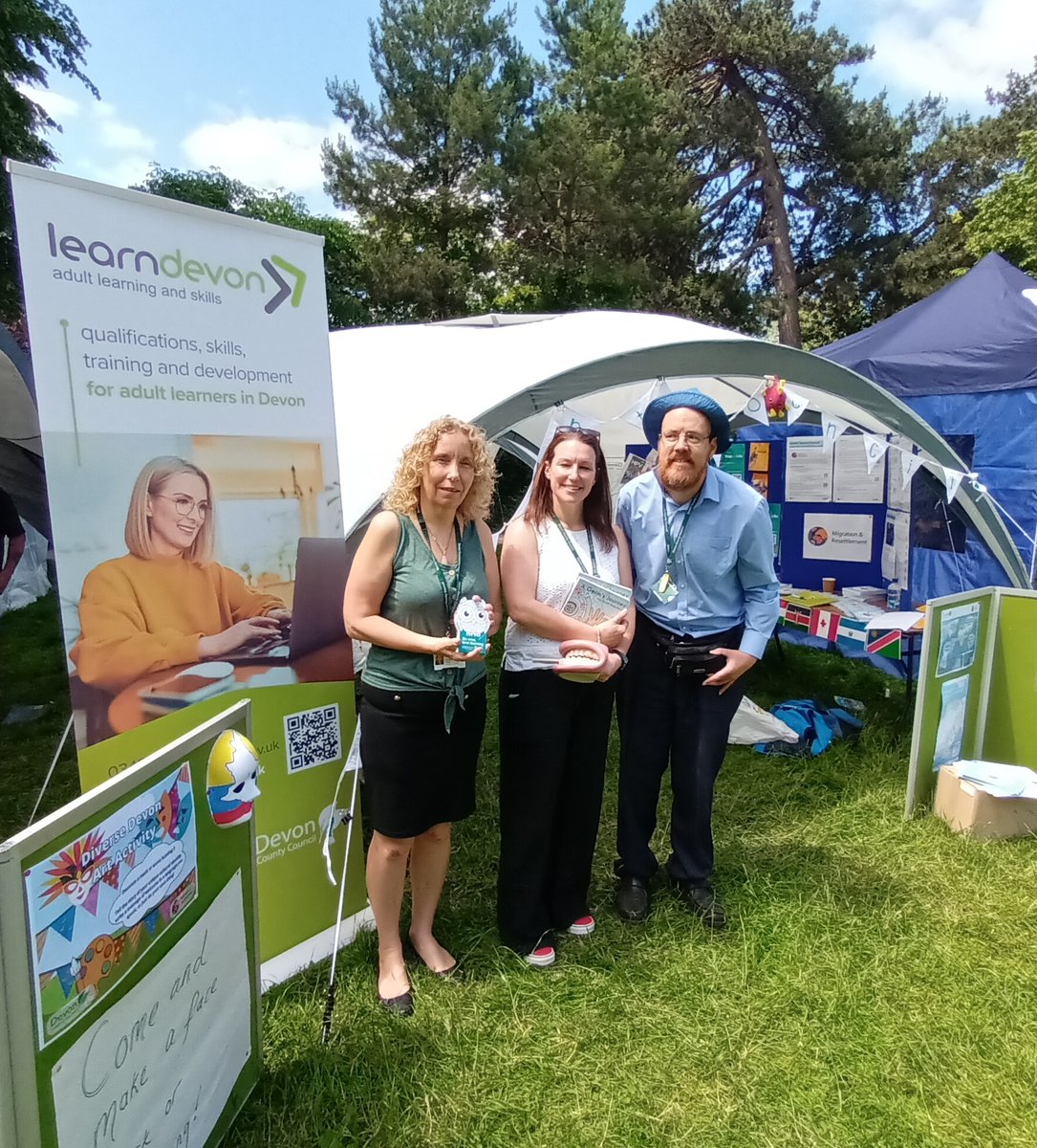 Learn Devon (@learndevon) on Twitter photo Really great to attend <a href="/ExeRespect/">Exeter Respect Festival</a> over the weekend and to speak to so many amazing people and learners from across #Devon. π₯³
Thank you for making it happen again this year! π Really great to attend <a href="/ExeRespect/">Exeter Respect Festival</a> over the weekend and to speak to so many amazing people and learners from across #Devon. π₯³
Thank you for making it happen again this year! π