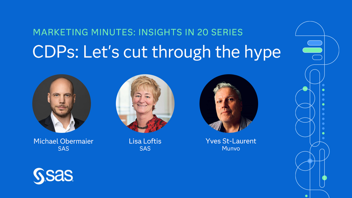 Sofi_Real's tweet photo. Did you know that 67% say they've adopted a CDP, but only 17% report high utilization? In this webinar, our panel of CDP experts tackles the critical questions to guide your CDP journey Don't miss our upcoming webinar on June 18th. Register now!
https://t.co/GAYKhifskt https://t.co/ydECsKe9vF