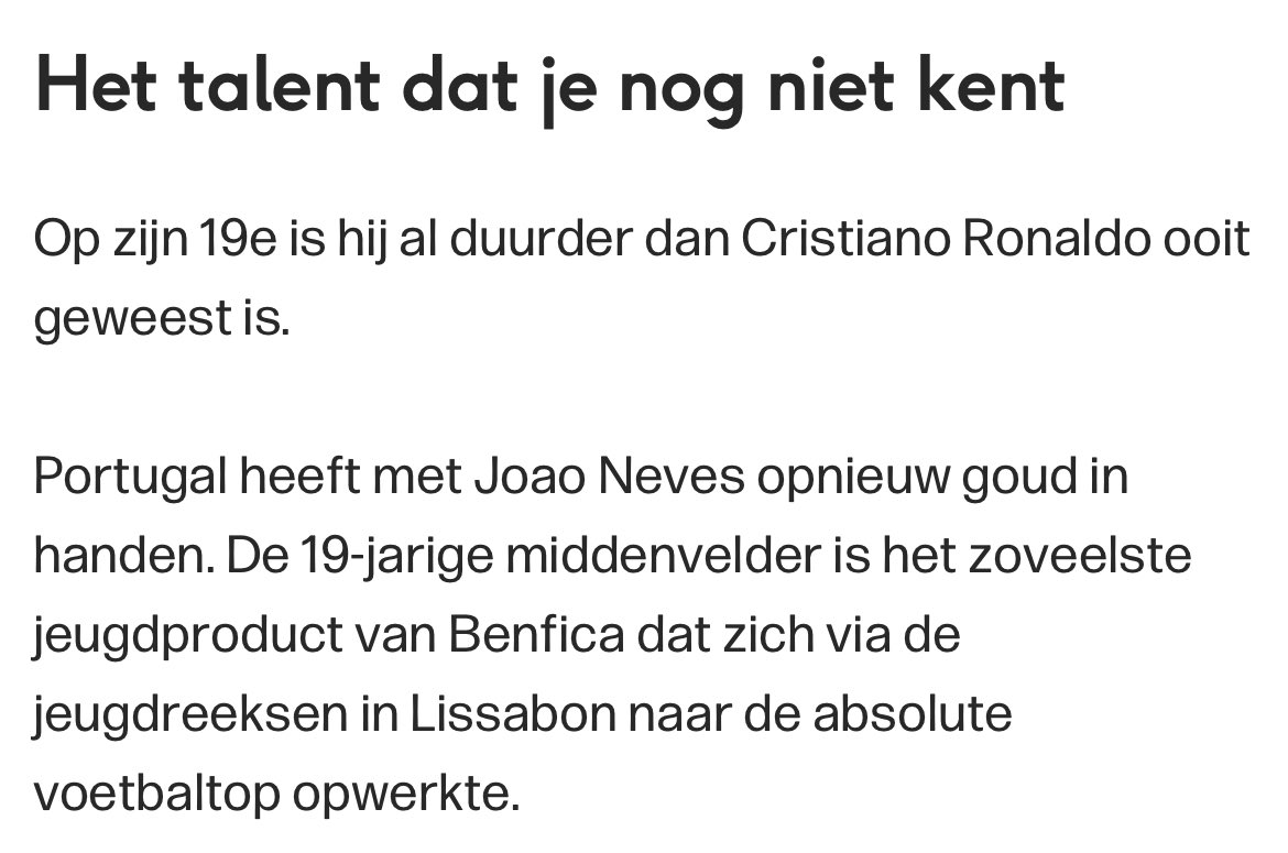 ManlikeSeplo's tweet photo. @sporza Wow een speler dat 19 jaar is in de huidige markt is duurder dan een 24-jarige Ronaldo 15 jaar geleden of een 33-jarige Ronaldo 6 jaar geleden. 

Wat een onnodige zin om nog maar eens Ronaldo - zonder enige reden - te kleineren. Wa is er mis met jullie? https://t.co/u1vTolezGr