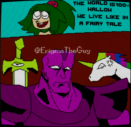 EnigmaTheGuy's tweet photo. I noticed that adding a CRT filter on anything will make it look 10 times better.

#Terraria
#Pixel_art https://t.co/HVaXm0gHi9