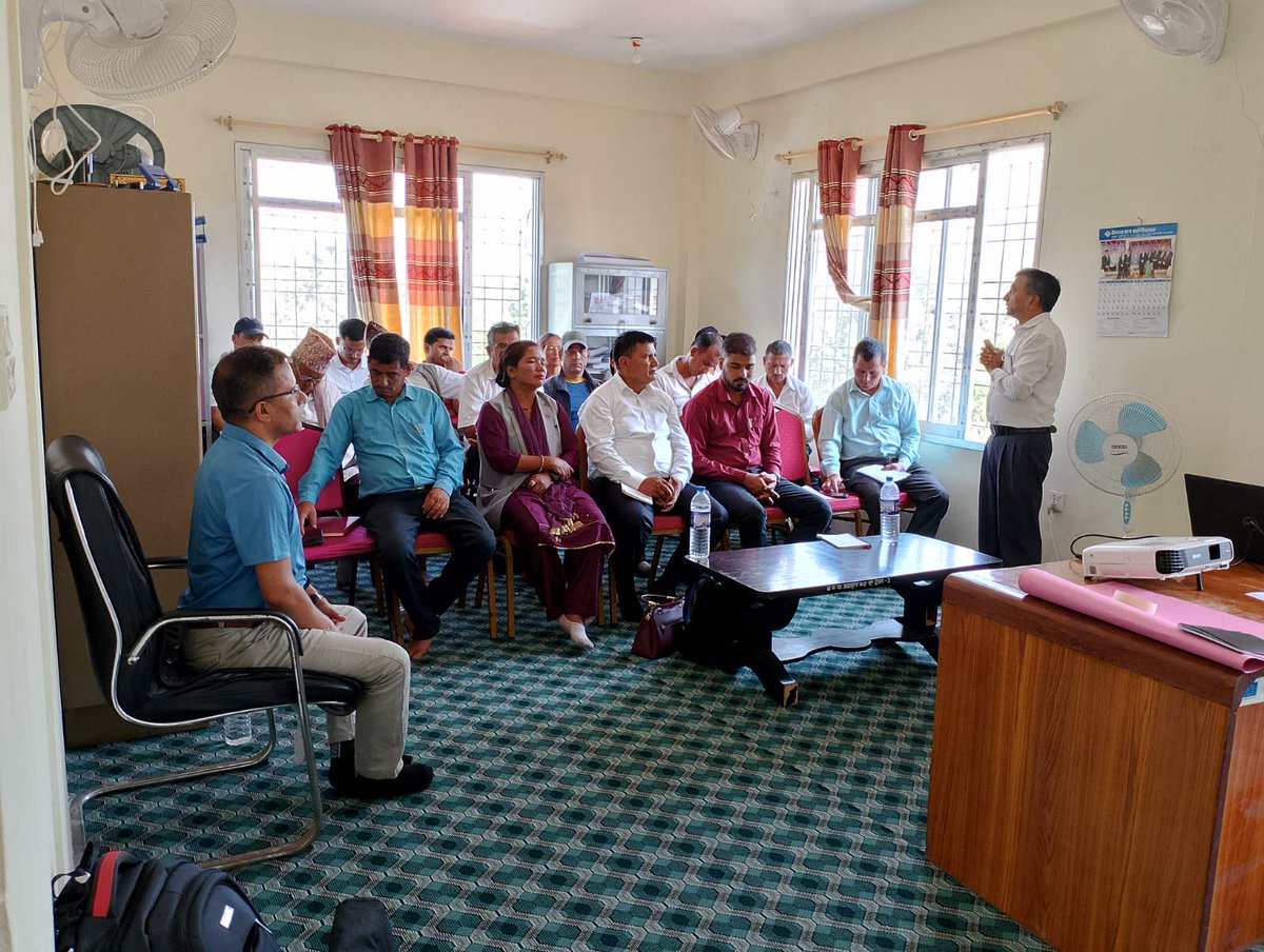 DinanathB's tweet photo. #DHM is expanding Impact Based Forecasting pilot in in Western #Nepal in collaboration with local governments.
The #IBF will improve #earlywarningsystem to achieve #early_warning_for_all (#E4All) in Nepal. 
Local governments are key to success. https://t.co/vA3BK36qE6