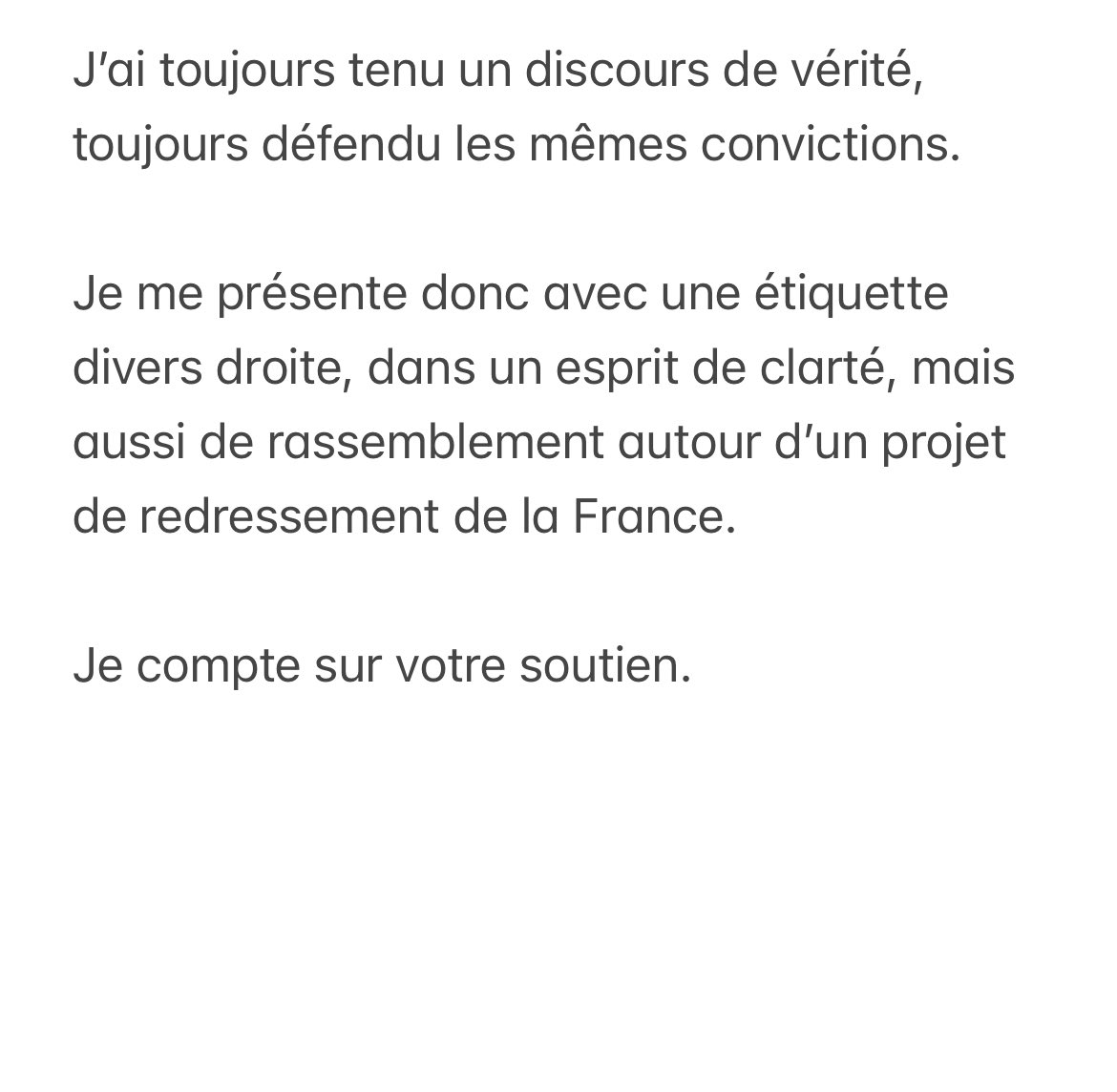 Après une longue réflexion, j’ai décidé d’être candidat aux élections législatives, aux côtés de Myriam Letellier, maire-déléguée de Cheux. ⬇️