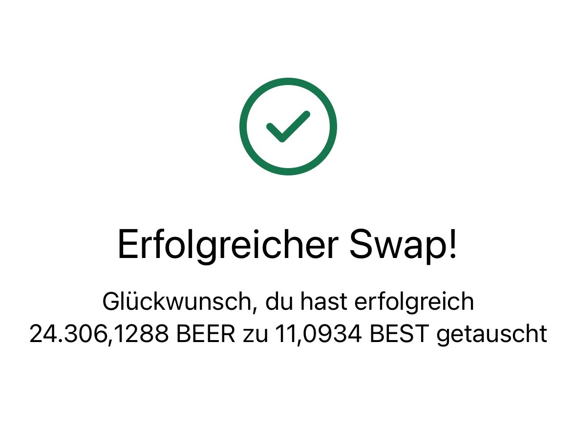 hakobert's tweet photo. π£ you ask me wieso i do #swapping? na because i like to swap meine #spotlight tokens such as the $BEER token in einen more #limitedtoken wie zum beispiel $BEST token by the crypto exchange #bitpanda from Austria π¦πΉ https://t.co/vB5BGI8Lse