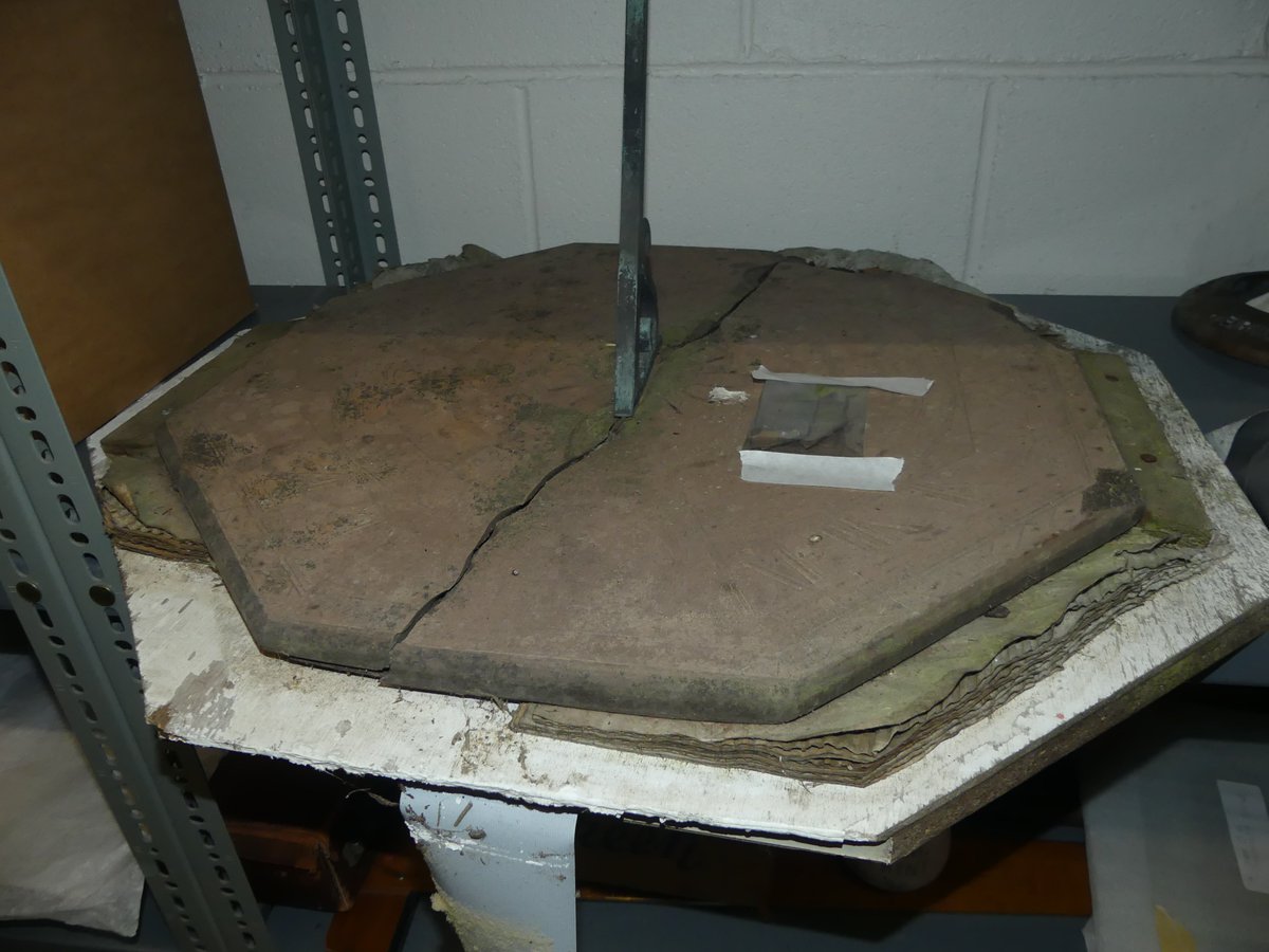 MuseumWatt's tweet photo. Today we're celebrating the return of our newly conserved sundial with a before and after images so you can see the real transformation.  The exhibition about its maker, Robert Palmer, A Lad o' Pairts opens today and will be on display in the museum till May 2025. https://t.co/OLkSPvIEES