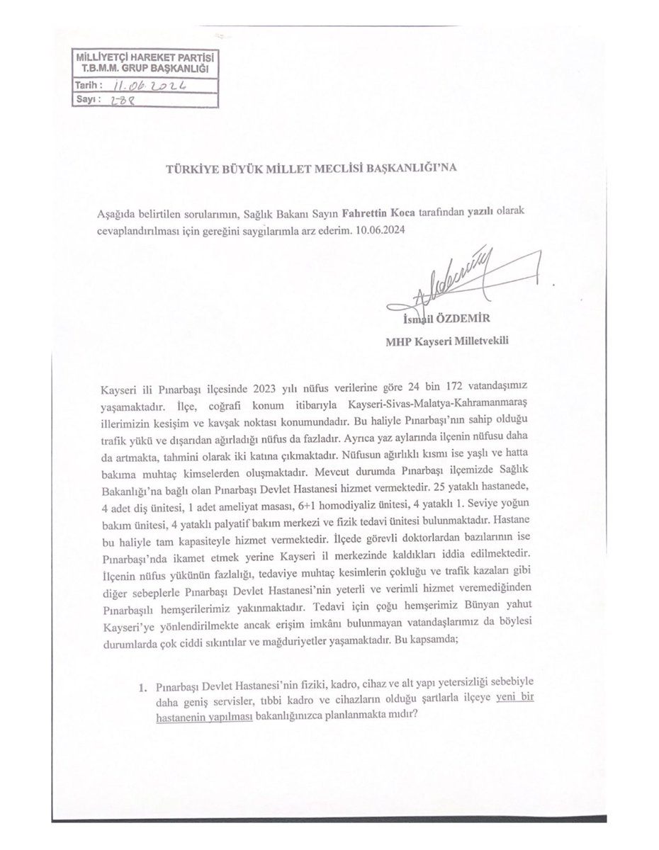 ismailozdemirrr's tweet photo. Seçim bölgemiz olan Kayseri’nin ihtiyaç ve taleplerini TBMM gündemine taşımaya devam ederken, bu ihtiyaç ve taleplerin hükümetimizce karşılanmasına yönelik verdiğimiz geniş, kapsamlı ve üzerinde titizlikle çalıştığımız yeni soru önergelerimiz… Hepsinin hassasiyetle takipçisi olmaya devam edeceğiz.