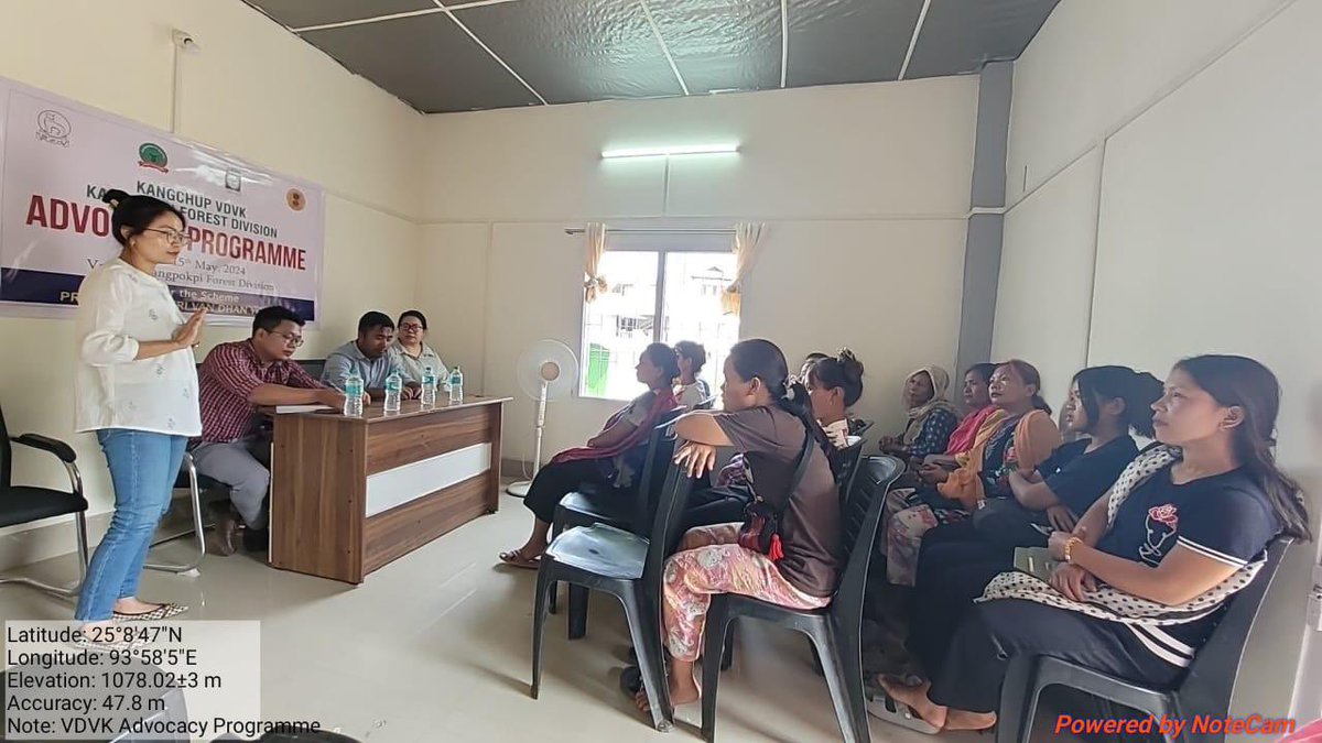 VanDhanSeVikas's tweet photo. An #AdvocacyProgram for Kangchup Village Development Volunteer Keepers (#VDVK) was conducted at the #DFOOffice under #KangpokpiForestDivision in #Manipur. A total of 47 members participated in the program.
#VanDhan #AwarenessProgram #KangchupVDVK #empowerment https://t.co/dJrRnLvDg2