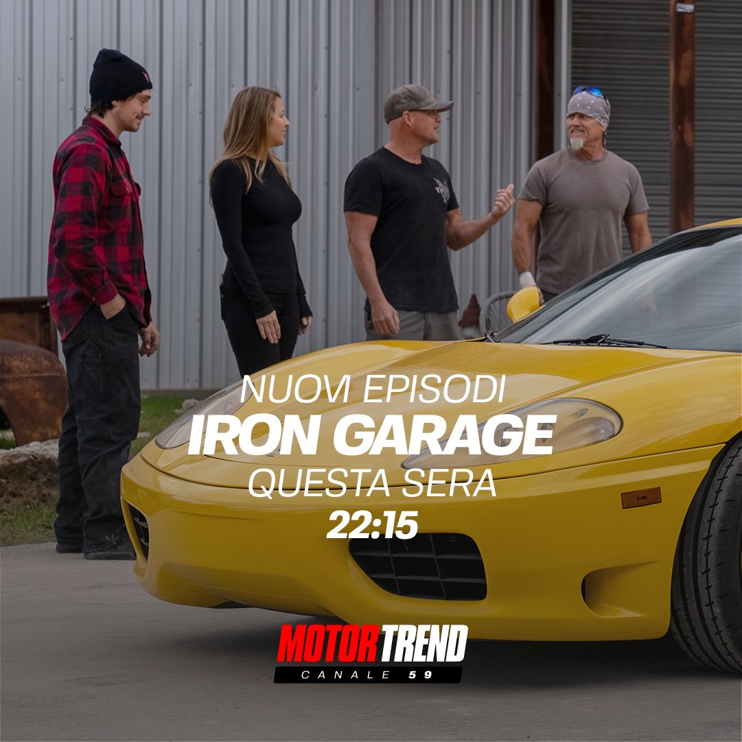 motortrendIT's tweet image. In questa #TurboWeek non poteva mancare Joe Martin a riportare in vita vecchie automobili 🤩 

#IronGarage - questa sera un doppio episodio dalle 22:15 in prima TV su #MotorTrend, canale 59