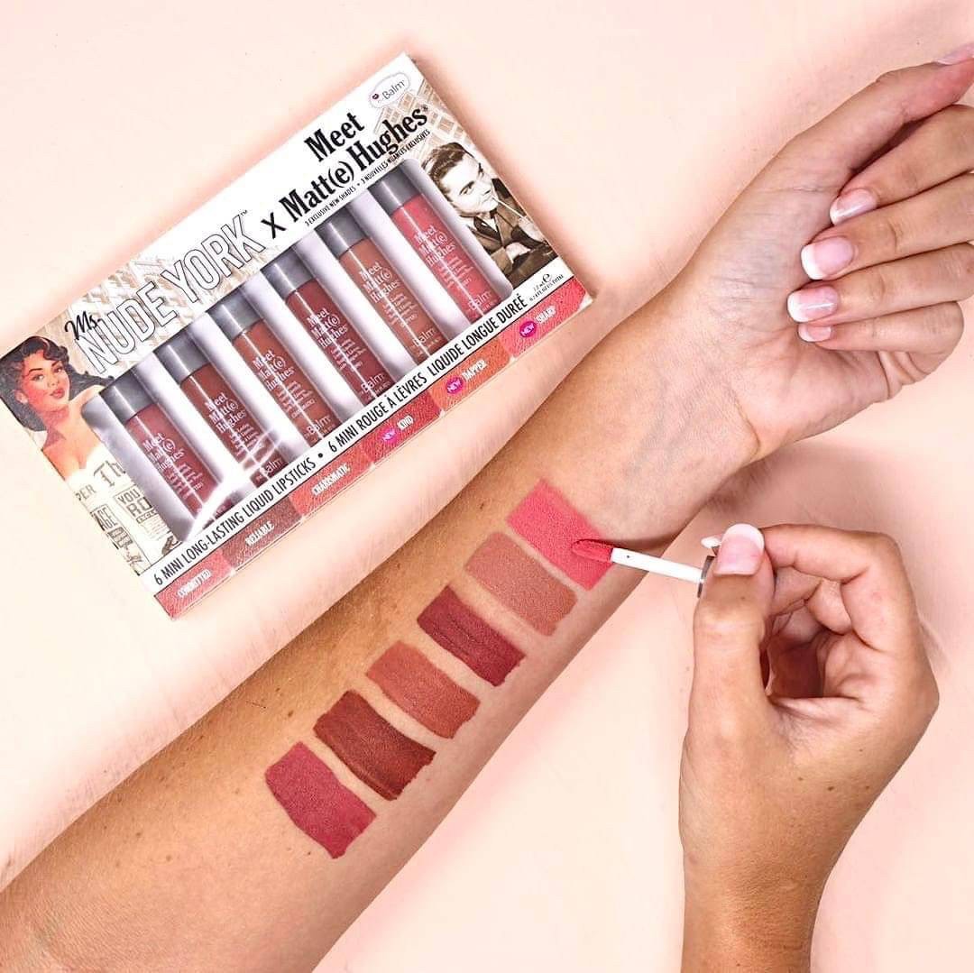 numjshop's tweet image. ❤️‍🔥พร้อมส่ง - Set รวมสีใหม่ล่าสุดของ The Balm เจ้าแม่ลิปแมททีขอยกให้เป็น Queen of matte ขนาด 1.2ml*6

🛒 เซตละ : 650฿

#thebalm #นัมสต็อค