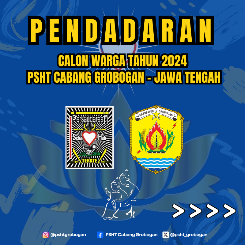 psht_grobogan's tweet photo. PENDADARAN PSHT CABANG GROBOGAN 2024 https://t.co/IGRh9TEQjW