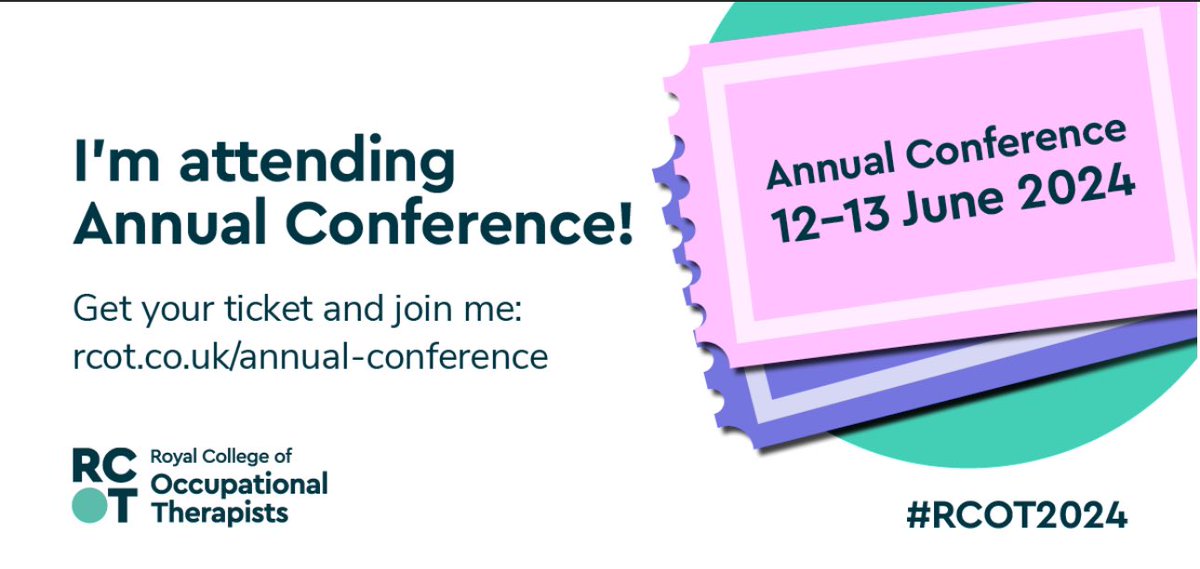 Excited to see what the next two days will bring <a href="/theRCOT/">Royal College of Occupational Therapists</a>