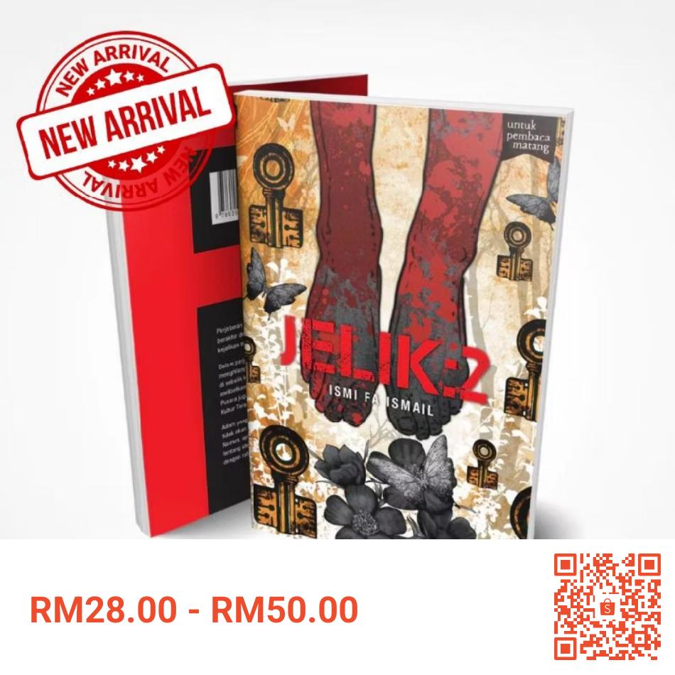 IsmiFaIsmail's tweet image. I'm selling Novel JELIK 2 oleh Ismi Fa Ismail (TERBARU) for RM28.00 - RM50.00. Get it on Shopee now! my.shp.ee/o6ERwzA #ShopeeMY