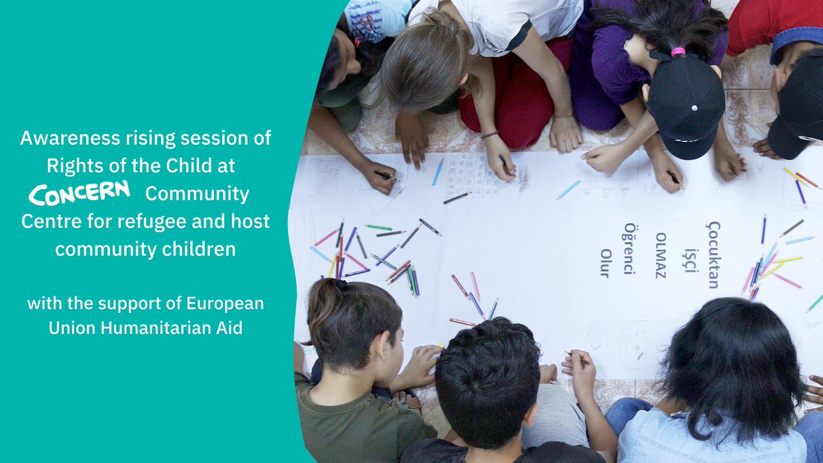 ConcernTurkey's tweet image. We believe that no matter who they are, where they live and where they are from.
No child should be treated unfairly for any reason.
We support every child and youth to get access to quality education to build a bright future.
#WorldDayAgainstChildLabour 🚸