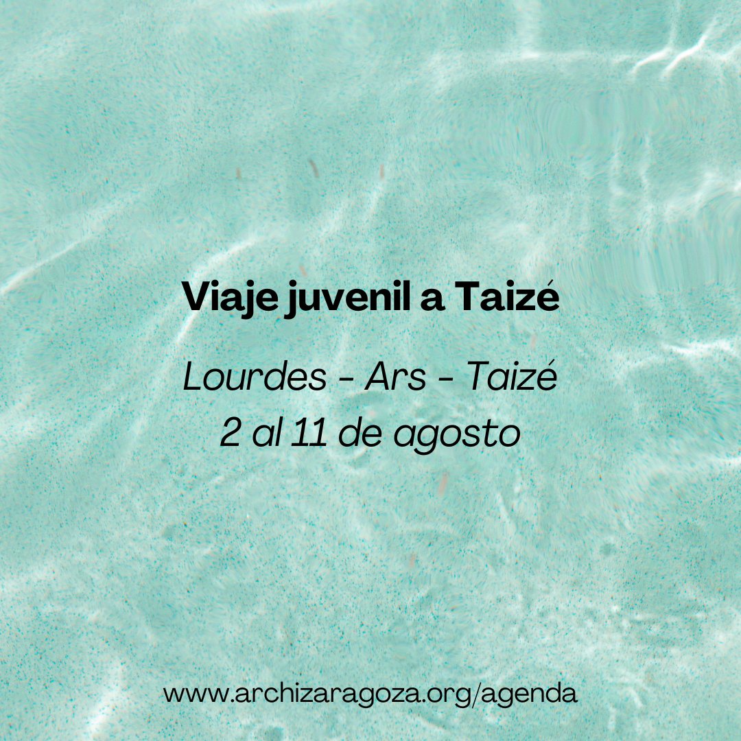 ¿Qué vas a hacer este verano? Desde la Archidiócesis de Zaragoza te proponemos planes para todos los gustos y todos los públicos. Aquí tienes algunos pero hay muchos más. Tienes más información en archizaragoza.org/agenda. ¡Te esperamos!