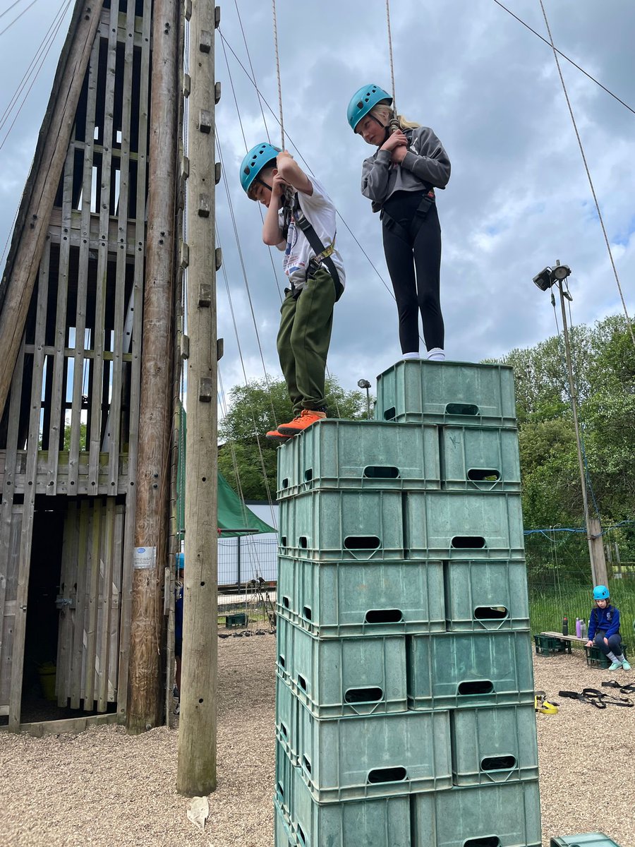 Enjoying climbing and stacking!