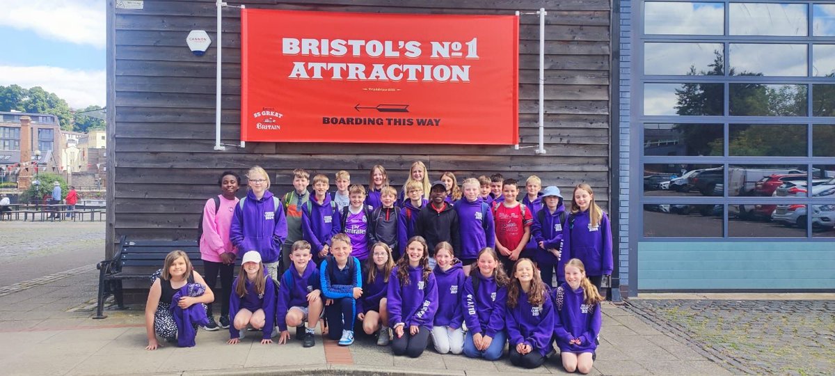 ProbusSchool's tweet image. We've arrived in Bristol! Just about to go to the SS Great Britain .