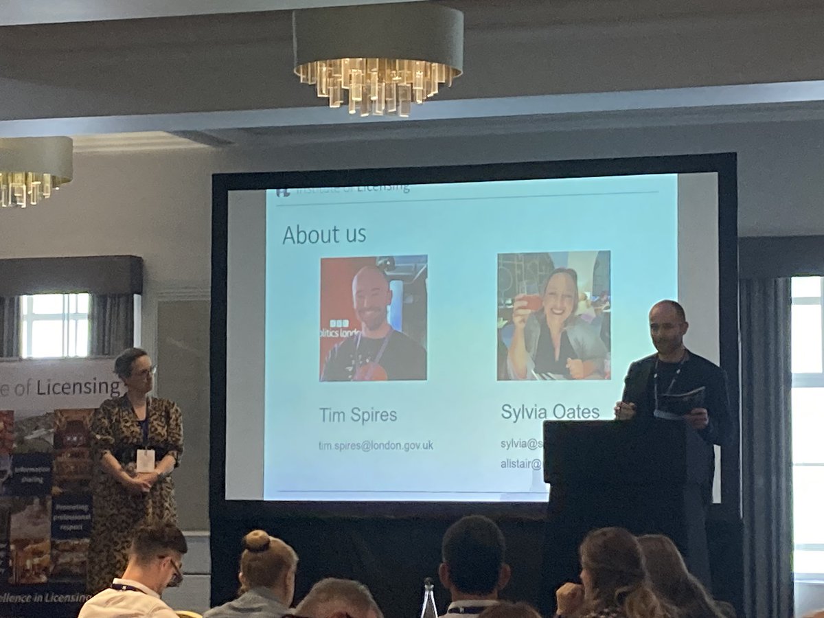 After a break for coffee and engagement with our sponsors, we have Tim Spires from the <a href="/LDN_gov/">London Gov</a> and Sylvia Oates from @SixTillSixLtd talking to us about Business Friendly Licensing.