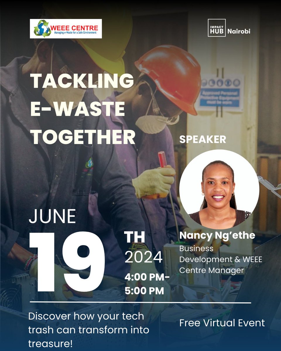 Ever wondered how your old gadgets could help save the planet? Join us for an exclusive virtual event on June 19th from 4-5 pm to uncover the surprising ways e-waste can be transformed into treasure! 

Click the link to register now: lu.ma/booqsq2o

#ewaste #recycling