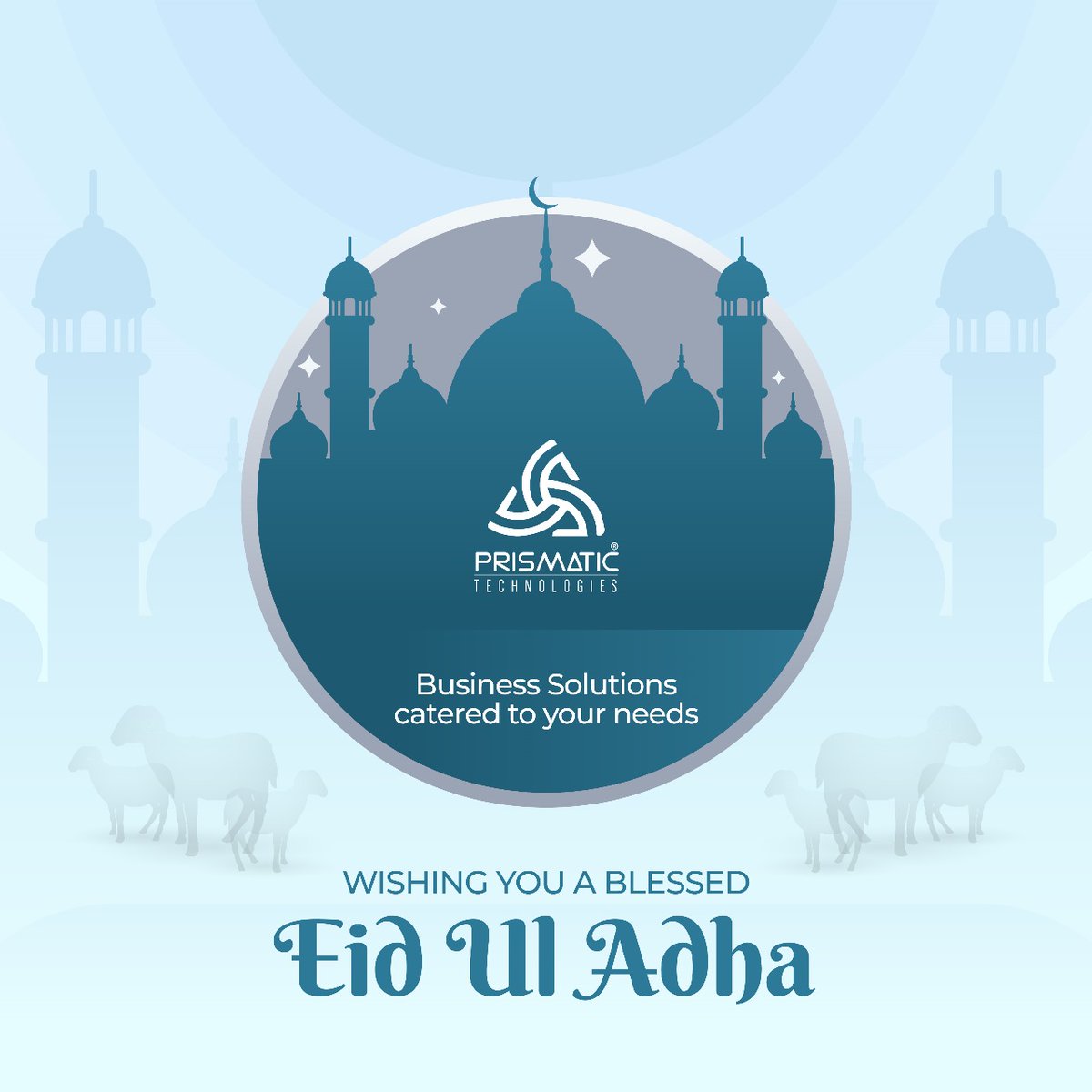 prismatictechn's tweet photo. Honouring the spirit of sacrifice this Eid. Wishing you a joyous Eid Al Adha! 

From all of us at Prismatic Technologies, may your celebrations be filled with peace and happiness. Eid Mubarak!

🌐 https://t.co/wamfwtCoEc

#EidAlAdha #EidMubarak #PrismaticTechnologiesLimited https://t.co/KdxeGWqTa8