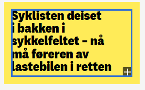 Lastebilsjåfør med livsfarlig påkjørsel påførte kvinne svært alvorlige skader. Og AO bare: "Syklist deiset i bakken". ao.no/syklisten-deis…