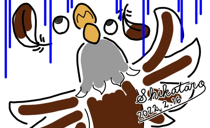 落ちていく…
みたいな感じ😆

過去絵🥴

#イラスト #オリジナル #CintiqPro13 #CLIPSTUDIOPAINT 