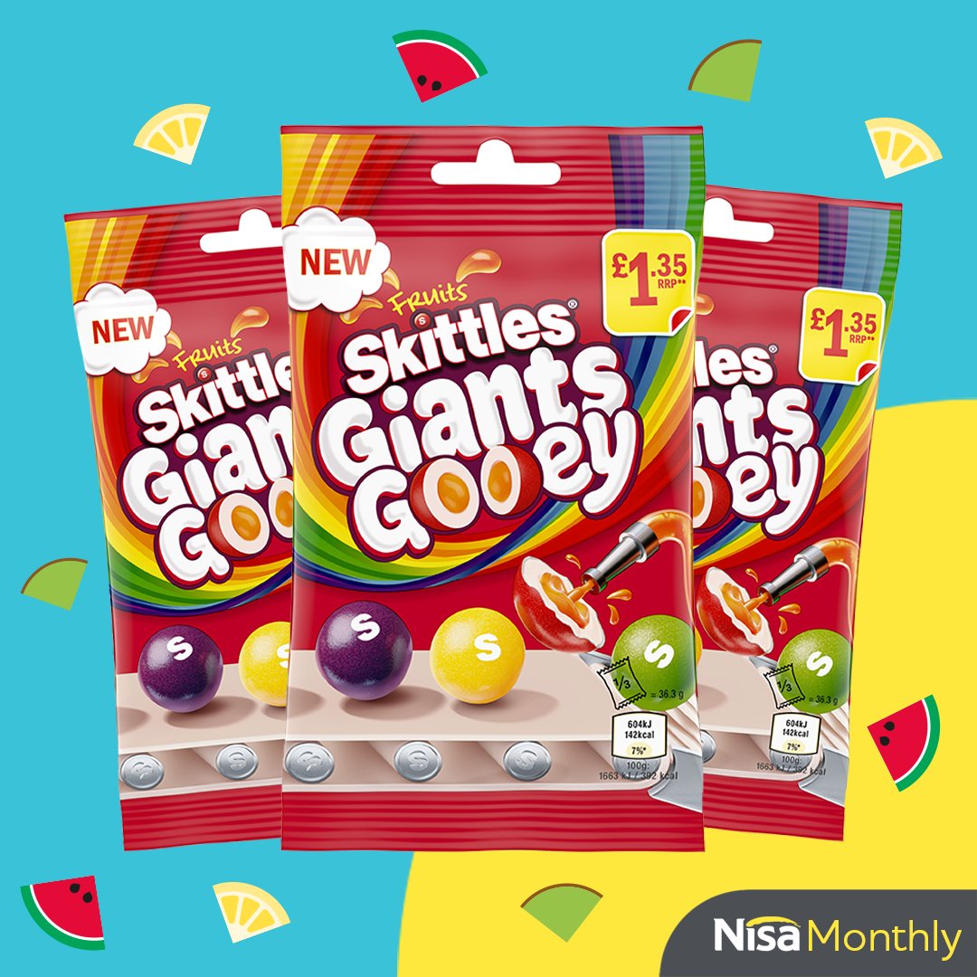 WIN NEW Skittles® Giants Gooey and #NisaMonthly!

RT+FOLLOW for your chance to WIN a case of Skittles® Giants Gooey Treatbag!

T&amp;Cs: spr.ly/60185dx40