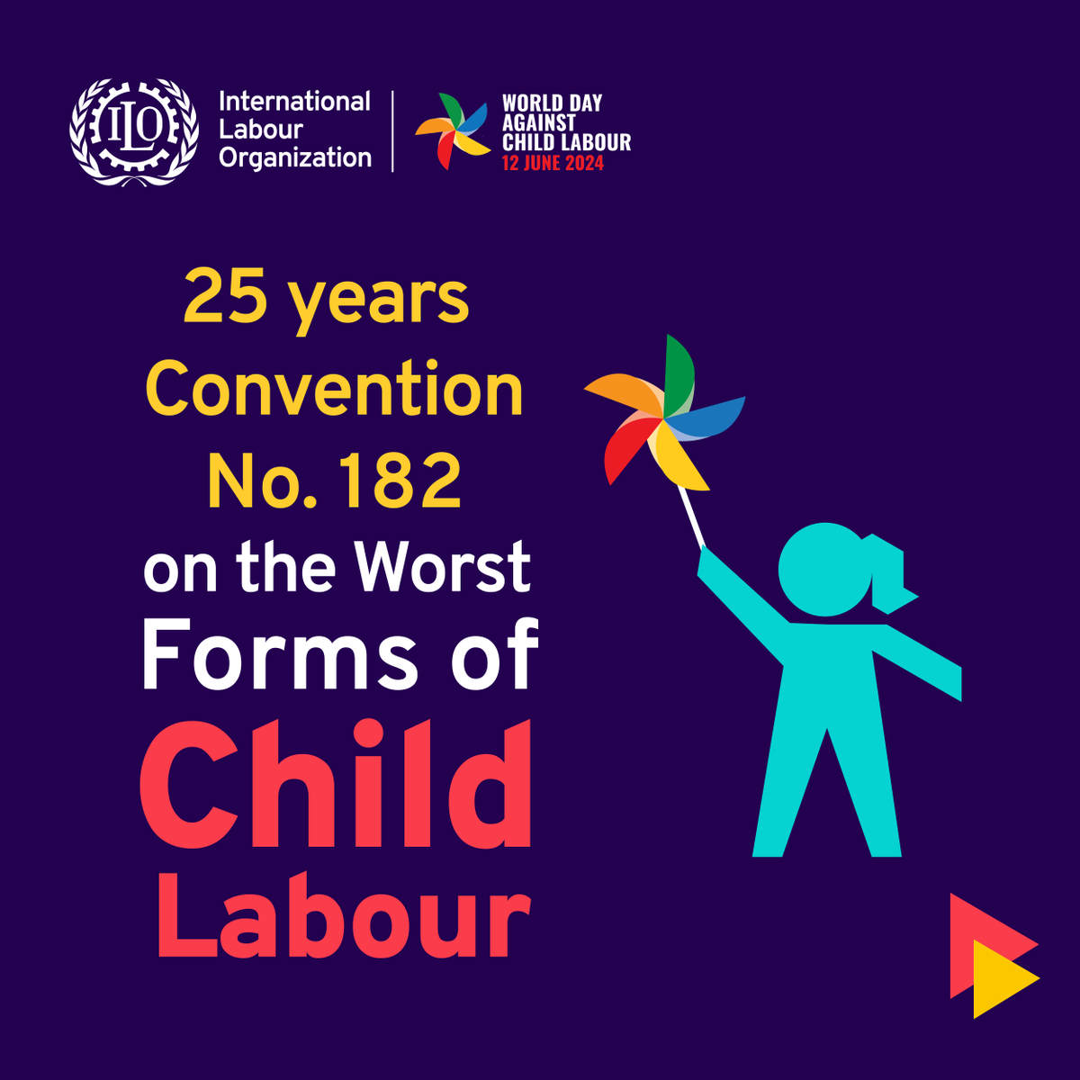ilo's tweet photo. 🌎 1 in 10 children worldwide are victims of child labour instead of learning and playing 👧🏽👦🏿

Let's act together for a world free from child labour.

#EndChildLabour https://t.co/Se5Mvac3Cw