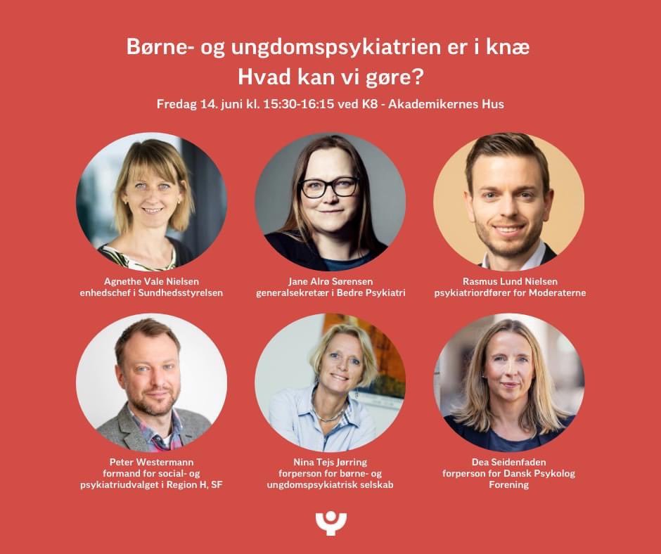 DanskPsykologF's tweet image. Sammen med @BedrePsykiatri sætter vi børne- og ungdomspsykiatrien til debat på Folkemødet - vi skal finde løsninger!

Ses vi i K8 på fredag kl. 15.30? #sundpol #dkpol #fm