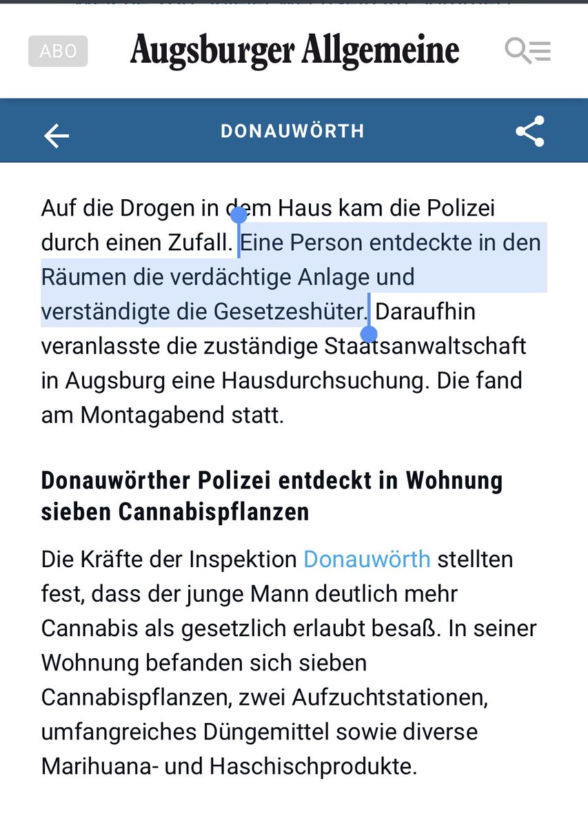 Wenn zufällig jemand bei euch ein GrowZelt oder Düngemittel sieht, reicht das offenbar für eine Hausdurchsuchung aus. 
Was für ein geiler Paradigmenwechsel™️

Danke 
<a href="/Karl_Lauterbach/">Prof. Karl Lauterbach</a> 
<a href="/CarmenWegge/">Carmen Wegge</a> 
<a href="/kristine_lutke/">Kristine Lütke</a> 
@BdB_SD_Blienert 
<a href="/cem_oezdemir/">Cem Özdemir</a> 

#weedmob
