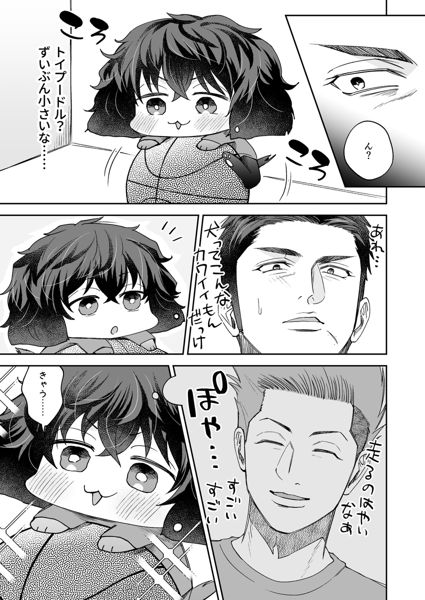 【新刊告知】 #0630ついリョ新刊 
SD/三リョ🔞
「トイプフルデイズ」B5/50p前後予定

社畜三井×トイプードルリョータのイチャイチャ同棲生活まんが本。X再録&描きおろしです👔🐶

サンプル→https://t.co/MCILLsjzt9
🐯通販→https://t.co/906J2EhJgi 