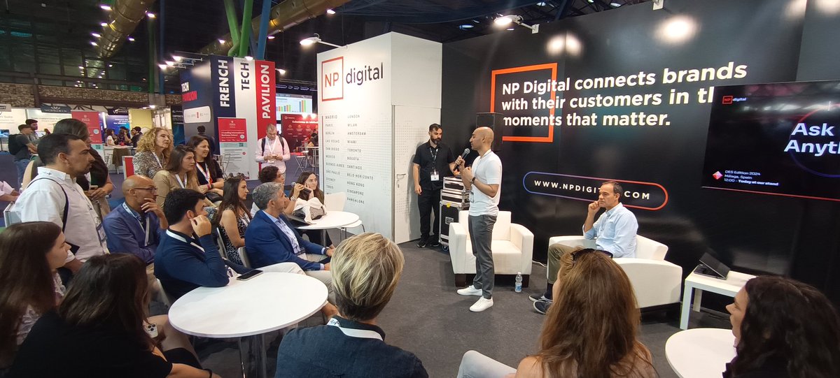 Had an incredible time sharing the Q&amp;A session with <a href="/neilpatel/">Neil Patel</a> at the #NPDigital booth during #DES24 in Málaga! Great insights on SEO and Digital Marketing. #SEO #DigitalMarketing #DES24"